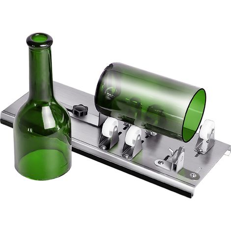 Découpeur de bouteilles en verre acier inoxydable 5 molettes tranchantes outil de découpe pour recyclage bricolage maison (1/5)