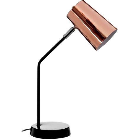 Interiors by Premier Contemporary Copper Table Lamp, Durable And Reliable Bedside Table Light, Versatile Modern Table Lamp (1/5)