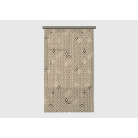 Voilage forme losange - 1 pièce - L 140 cm x H 245 cm (1/5)