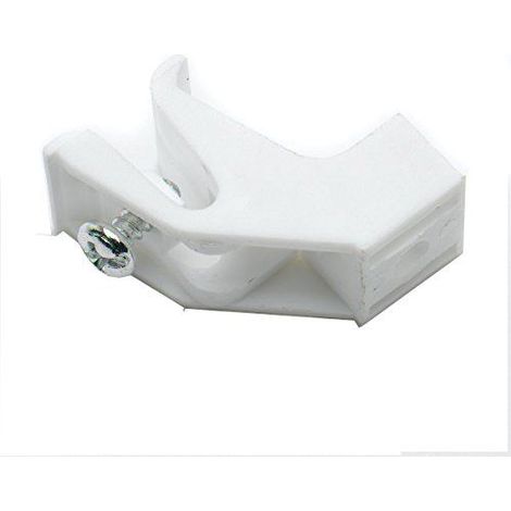 Bulk Hardware BH04068 Support de rail pour rideaux pour Decorail, Set de 5 Pieces