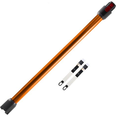 Tube Télescopique Rigide Pour Dyson - 1 Pièce - Plastique Et Métal - Extension Réglable - Compatible V7 V8 V10 V11 V15 - Orange (1/5)