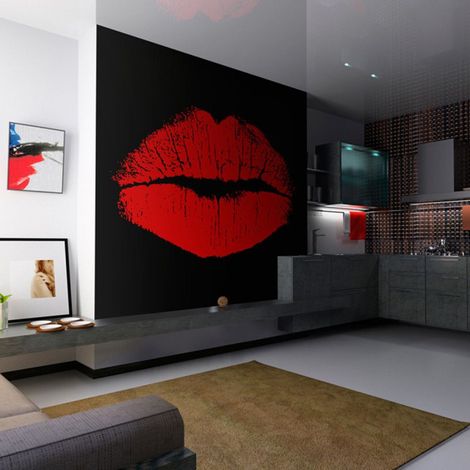 Papier Peint "Sensual Lips" 193 x 250 cm (1/2)