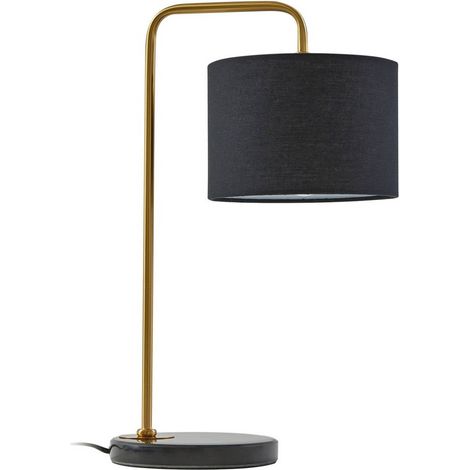 Table Lamp 'Hillary' made of Textile for Living Room & Dining Room