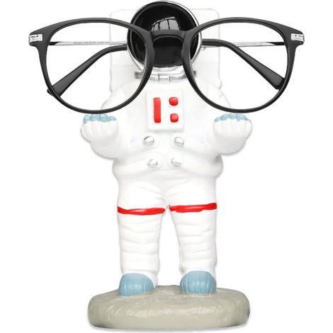 Porte-Lunettes Style Astronaute - Gadget Sympa - Déco Bureau et Maison - Support pour Téléphone - 1 Pièce (1/5)