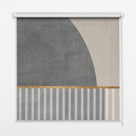 Innenrollo Fensterrollo - Rollo ohne Bohren - Sichtschutzrollo - Lichtdurchlässiges Rollo - Rechteckiges - Rollo - (140 cm x 140 cm) - Zufallszahlen (1/5)