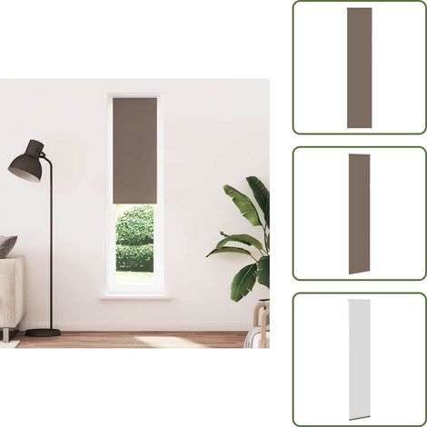vidaXL Verdunkelungsrollo Kaffeebraun 55x230 cm Stoffbreite 50,7 cm (1/5)