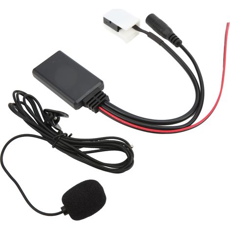 Bluetooth-5.0-Modul mit 12-poligem Anschluss und AUX-Kabel, MP3-Musikadapter für die Autoradios RCD300, RCD310, RNS300, RNS310 und RCD510, Freisprecheinrichtung mit Mikrofon (1/5)