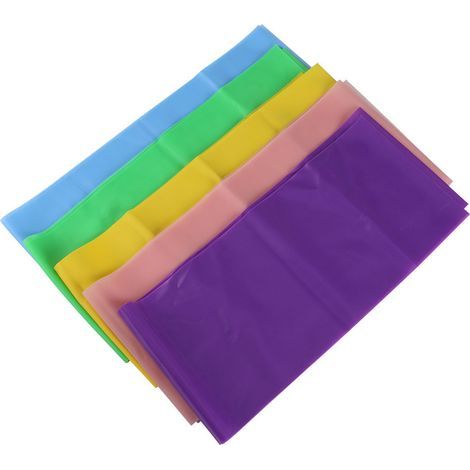 Bandes De Résistance - Lot De 5 Bandes Élastiques Pour Rééducation Physique Et Entraînement Renforcement Musculaire - 59 Pouces X 5.9 Pouces - Usage Domestique Bureau Salle De Sport (1/5)