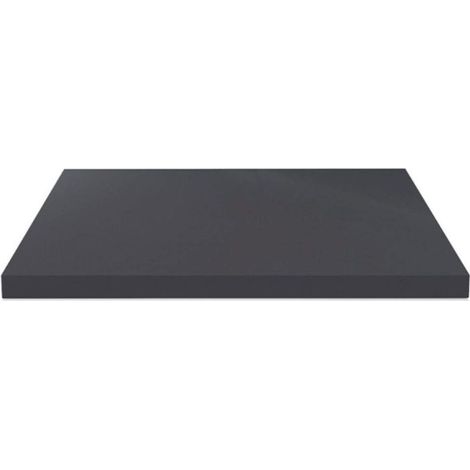 Piano lavabo rettangolare truciolare antracite satinato 100x47x3.8H