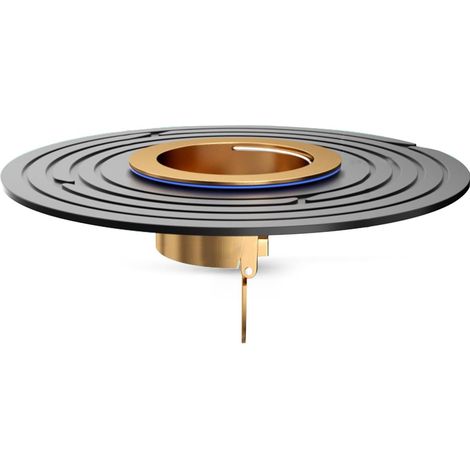 Clapet Anti-Retour pour Siphon de Sol de Douche Grand diamètre réglable,Joint d'étanchéité Universel, Bouchon de Siphon en Laiton,Convient aux diamètres 1,25" à 1,65" (1/5)