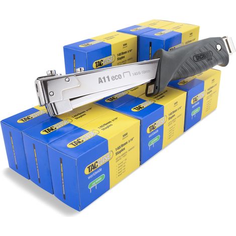 Tacwise 1778 ECO Fissatrice a Martello A11 con 60.000 Punti 140/8mm, Utilizza Punti di Tipo 140 da 6mm a 10mm (1/5)