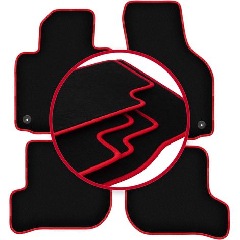 Tappetini auto CARLUX-RED per: Skoda Octavia II station wagon, liftback (2004-2013) (1/5)