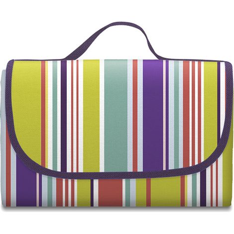 Wasserdichte Picknickdecke, Strandmatte, Isomatte, waschbare Campingdecke, faltbar mit Tragegriff, ideal für Camping, Picknicks und Strand, 150 cm x 150 cm