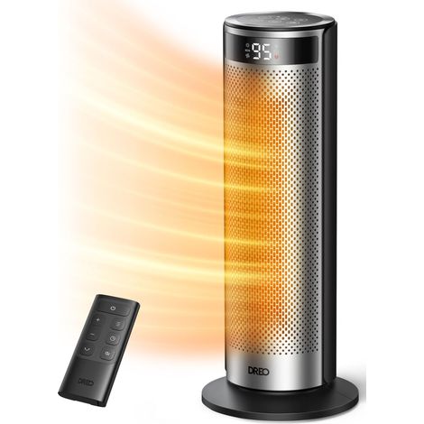 Zusatzheizung - Hyperamic - 1500 W - Dreo - Solaris 628 - Säule - Schwarz (1/3)