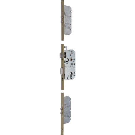 Vachette – Serrure électrique 5 points A2P – Coffre central acier – Pênes ronds écart 100mm – Entraxe 70mm – Têtière 2040x18mm