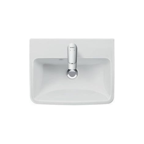 Lave-mains Duravit Duravit No 1 blanc, avec trop-plein, 1 trou pour robinetterie 450x350mm