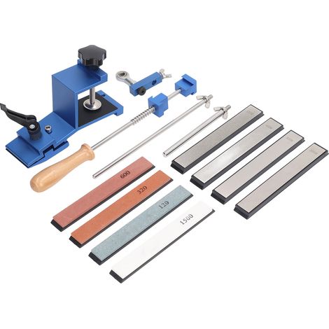 Kit d'affûteur de couteaux à angle fixe avec 4 pierres à aiguiser diamantées (1/5)