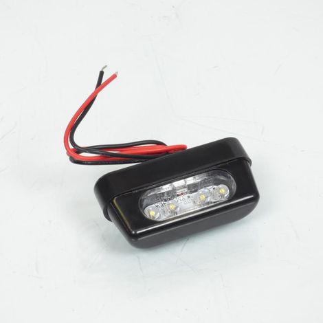 Kennzeichenbeleuchtung schwarz led 12v replay für motorrad neu (1/4)