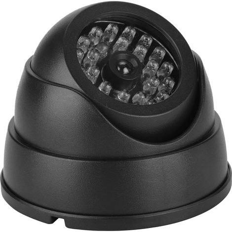 Caméra factice dôme MR-18 pour la surveillance vidéo et la sécurité, avec 30 LED infrarouges