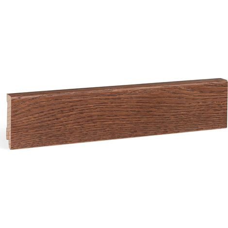 KGM Sockelleiste Modern Alpen Eiche Lehm furniert 16x58mm 2,4m