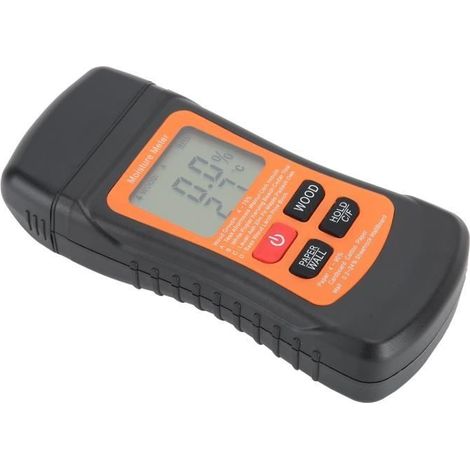 (Wie abgebildet) 2-in-1 Holzfeuchtemessgerät – LCD-Bildschirm – Tragbar – Genauigkeit ±0,5 % (1/4)
