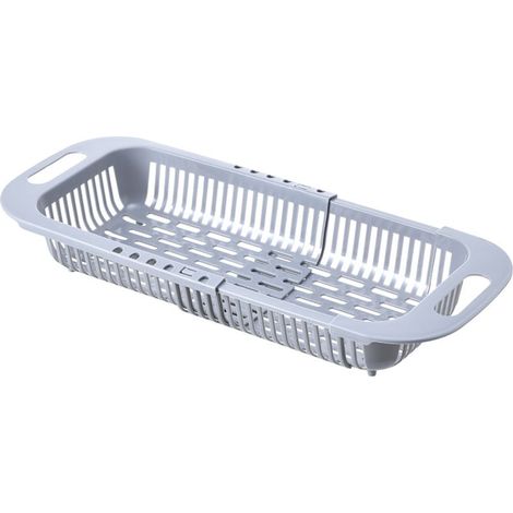 1 Panier égouttoir extensible 34,5-45cm polypropylène sans BPA lave-vaisselle cuisine fruits légumes (1/5)
