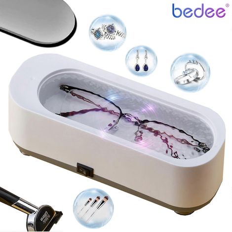 Nettoyeur à ultrasons Appareil de nettoyage à ultrasons Appareil à ultrasons Bain à ultrasons 250 ml Nettoyeur à ultrasons 30 000 Hz Pour G (1/4)