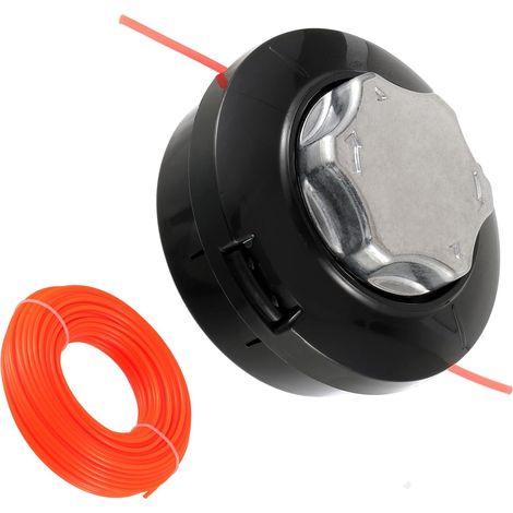 M10 x 1,25 mm Fil de rechange universel pour débroussailleuse automatique avec cordon de 30 m x 2,4 mm (1/5)