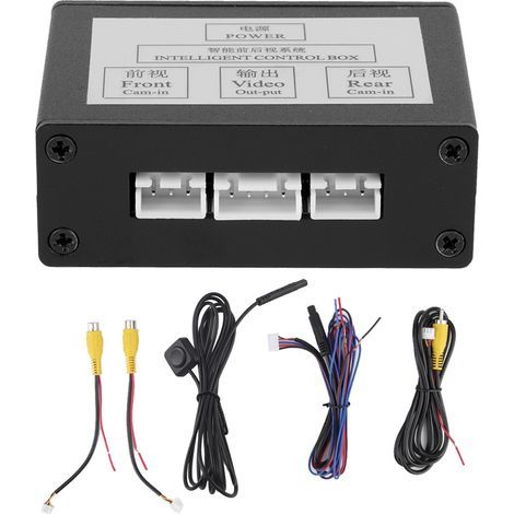 Smart Car Parking Camera Converter Front Rear View Video Switch Channel Control Box Adapter (1/5)