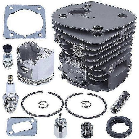 Kit de conduite de carburant avec soupape de décharge de pression pour piston de piston de cylindre gros alésage 45 mm, compatible avec Husqvarna 351, 350, 346XP, EPA 345 et 340. (1/4)