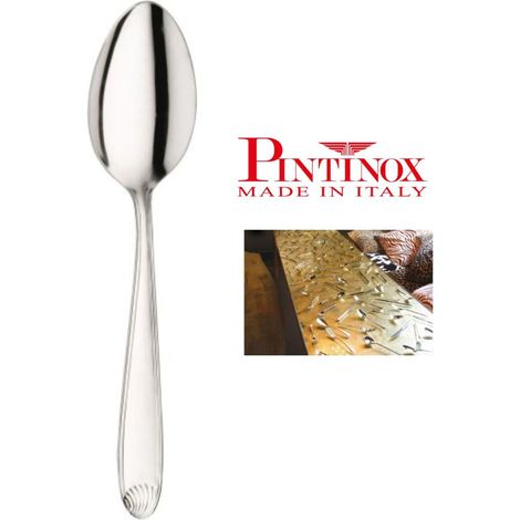 Set 12 Cucchiai da Tavola Flavia in Acciaio Inox Pintinox