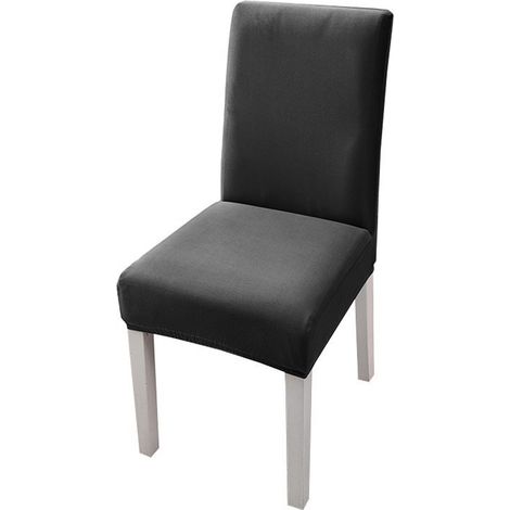 Housse De Chaise - Tissu Élastique Extensible - Pour Salle À Manger Cuisine Hôtel Restaurant - 1 Pièce (1/5)