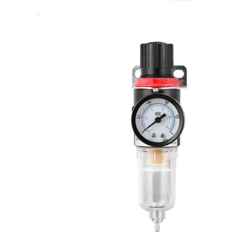 Filtre régulateur d'air comprimé Ulisem, régulateur d'humidité pour filtre à air, séparateur d'huile sous pression, piège à humidité, lubrificateur d'eau pour compresseur (G1/4) (1/4)