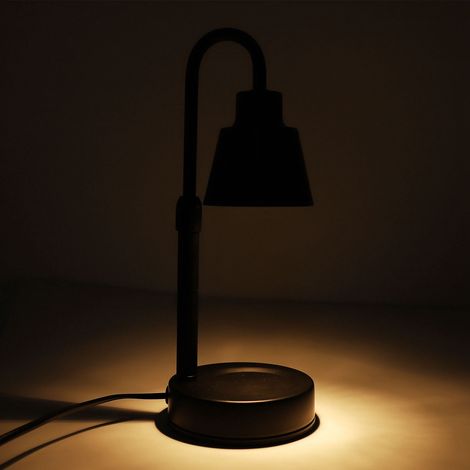 Ortviai Lampe chauffe-cire moderne réglable, design vintage doré pour salon et chambre, idéale comme cadeau (1/5)