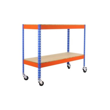 Scaffale metallico Simonrack mob 1506-2 capacità 120 kg 4 ripiani