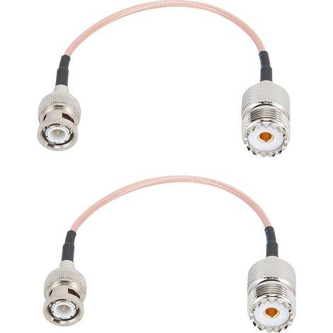 câbles coaxiaux, connecteurs M femelle et BNC mâle, avec une impédance de 50 ohms (1/5)
