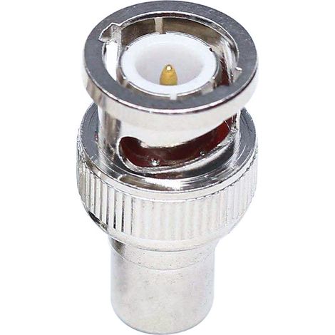 Convertitore Connettore Adattatore Da BNC Maschio A RCA Femmina Per Videosorveglianza Jack Camera (1/3)