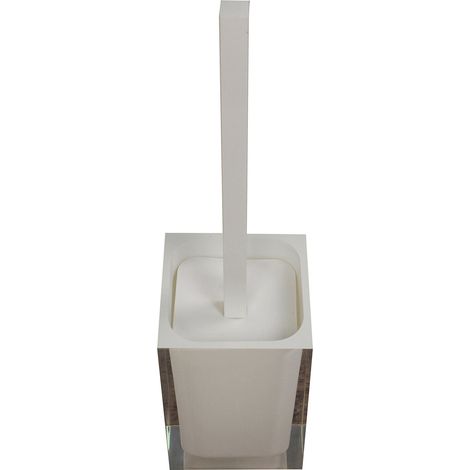 Porte-Brosse WC Moderne Blanc (1/2)