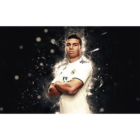 Papier peint panoramique Football - Joueur de Foot - 390 cm x 244 cm (1/2)