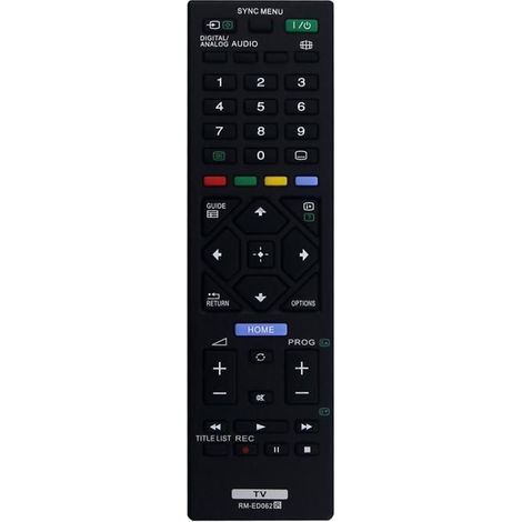 TéLéCommande RM-ED062 pour TéLéViseur LCD LED Intelligent Sony RMED062 KDL-40R470A KDL-46R470A KDL-46R473A KDL-40R485B (1/4)
