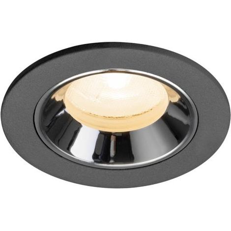 Spot encastré Numinos XS noir/chrome 2700K - 20 deg - 1009273