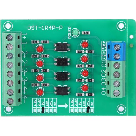 DST1R8PN 4-Kanal-Optokoppler-Isolationsmodul für SPS-Signalumwandlung (1/5)