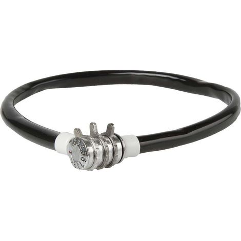 Antivol vélo 12mm à code 3 chiffres – Protection plastique – Système de verrouillage sécurisé – Usage professionnel