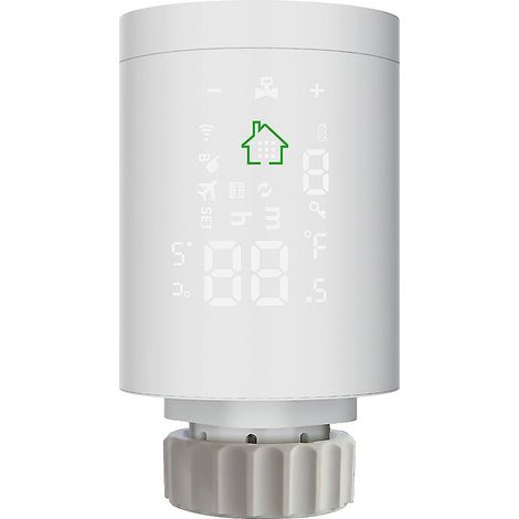 Wöchentlich programmierbares intelligentes Thermostatventil mit WLAN-Heizkörpertemperaturregler und App-Fernsteuerung