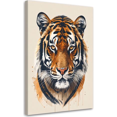 Leinwandbild Tigerkopf-Safari-Tier 20x30 (1/5)