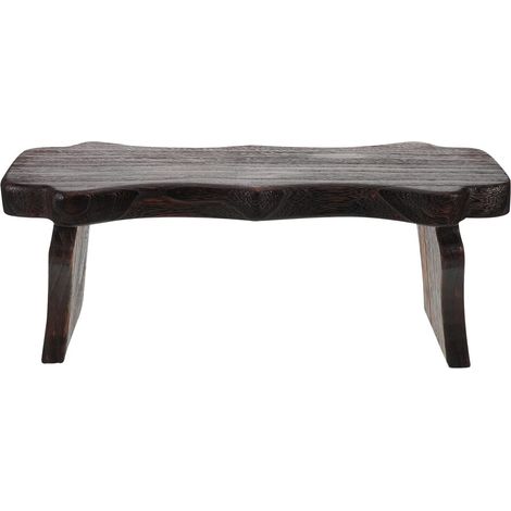 Tabouret Japonerie en Bois Massif, Petit Tabouret Portable et Léger, Style Vintage Rétro, pour Chambre ou Salon de Thé (1/5)