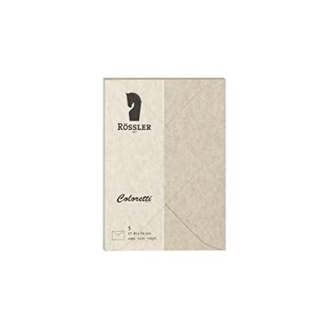 Enveloppe c7 coloretti 5 unités parchemin marron (1/3)