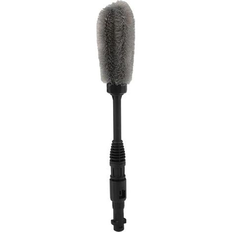 Brosse de lavage de roue pour nettoyeur haute pression Karcher K2 K3 K4 K5 K6, outil de nettoyage de distribution d'eau à 360 degrés avec poils PA66 (1/5)