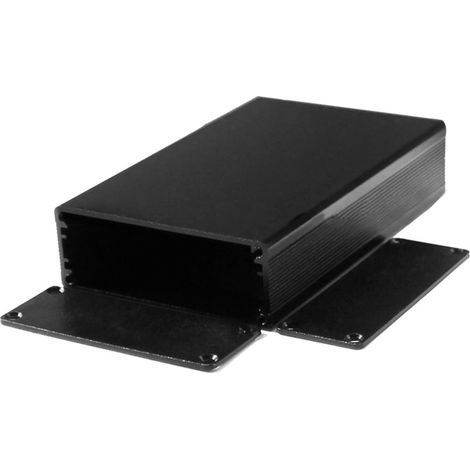 Boîtier électronique en aluminium pour circuit imprimé avec bride 3,94 x 2,5 (1/4)