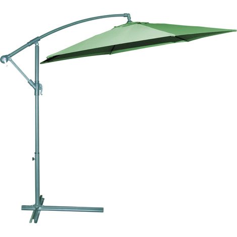 OMBRELLONI ALU.LATER.VERDE CM300